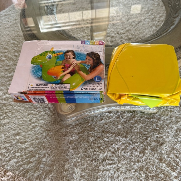 Intex Ride On Baby Dragon Ride On Inflatable 51 x 42 Inch - Picture 3 of 4